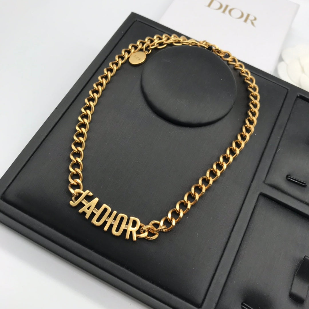 DR Vintage Brass Necklace