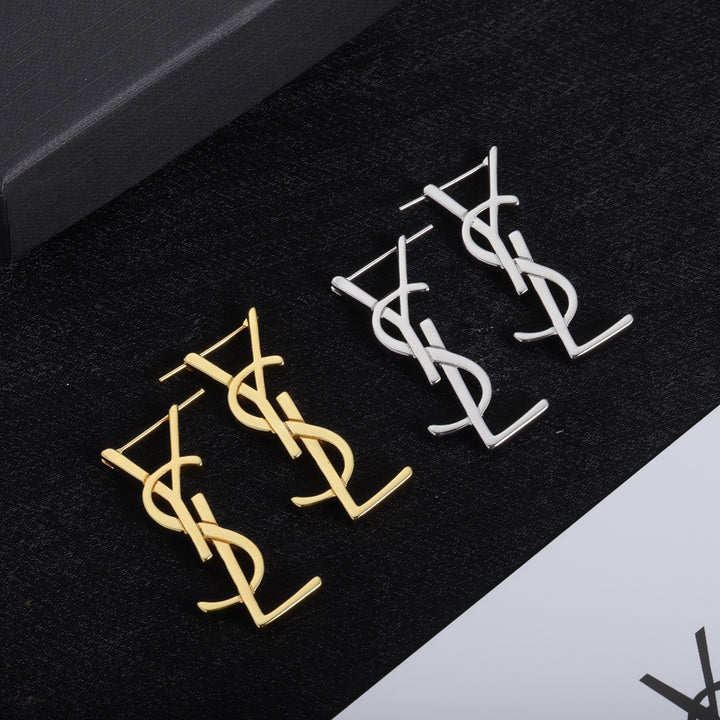 YS Alphabet Earrings
