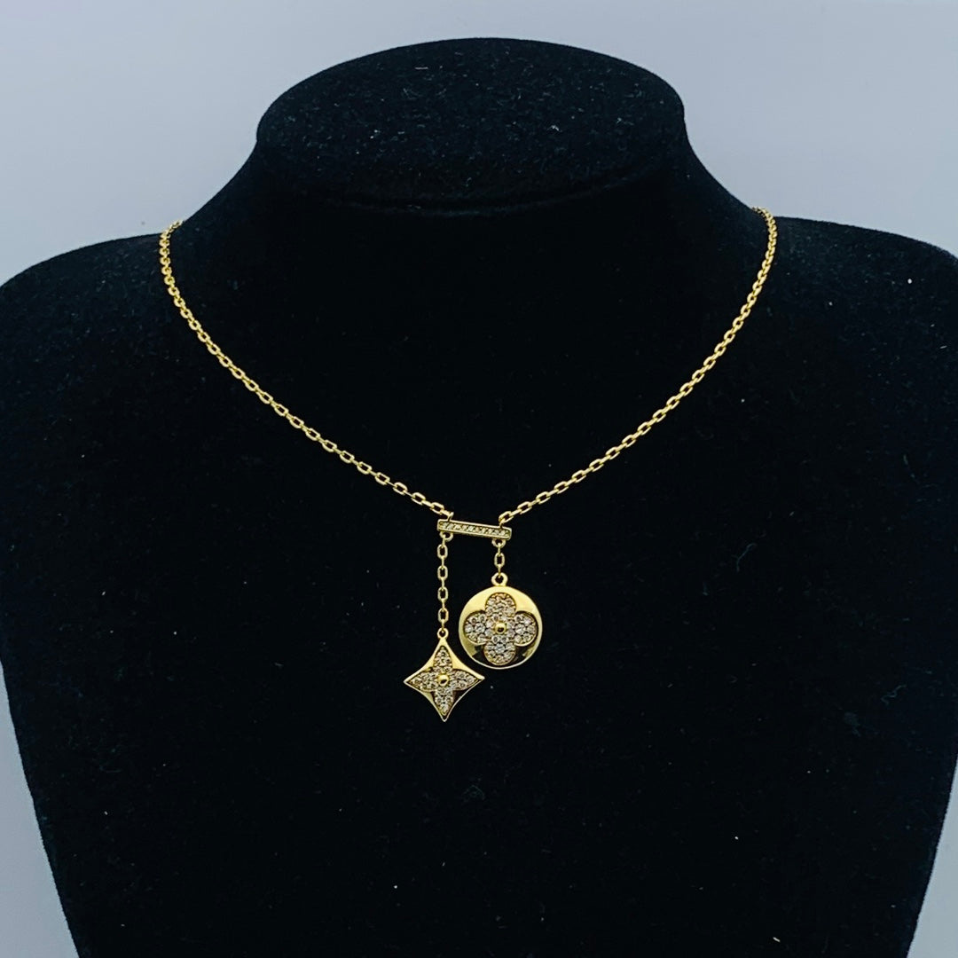 Diamond Embellished Elegant Necklace