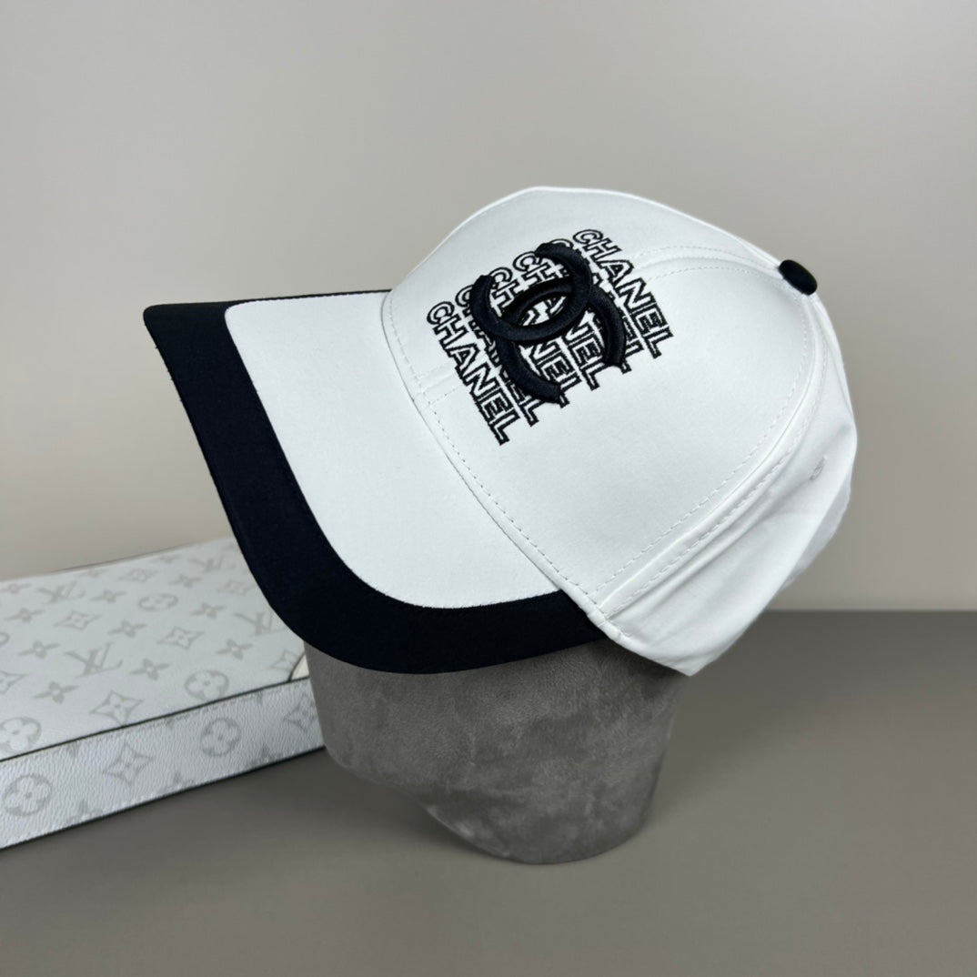 two-color matching simple baseball cap