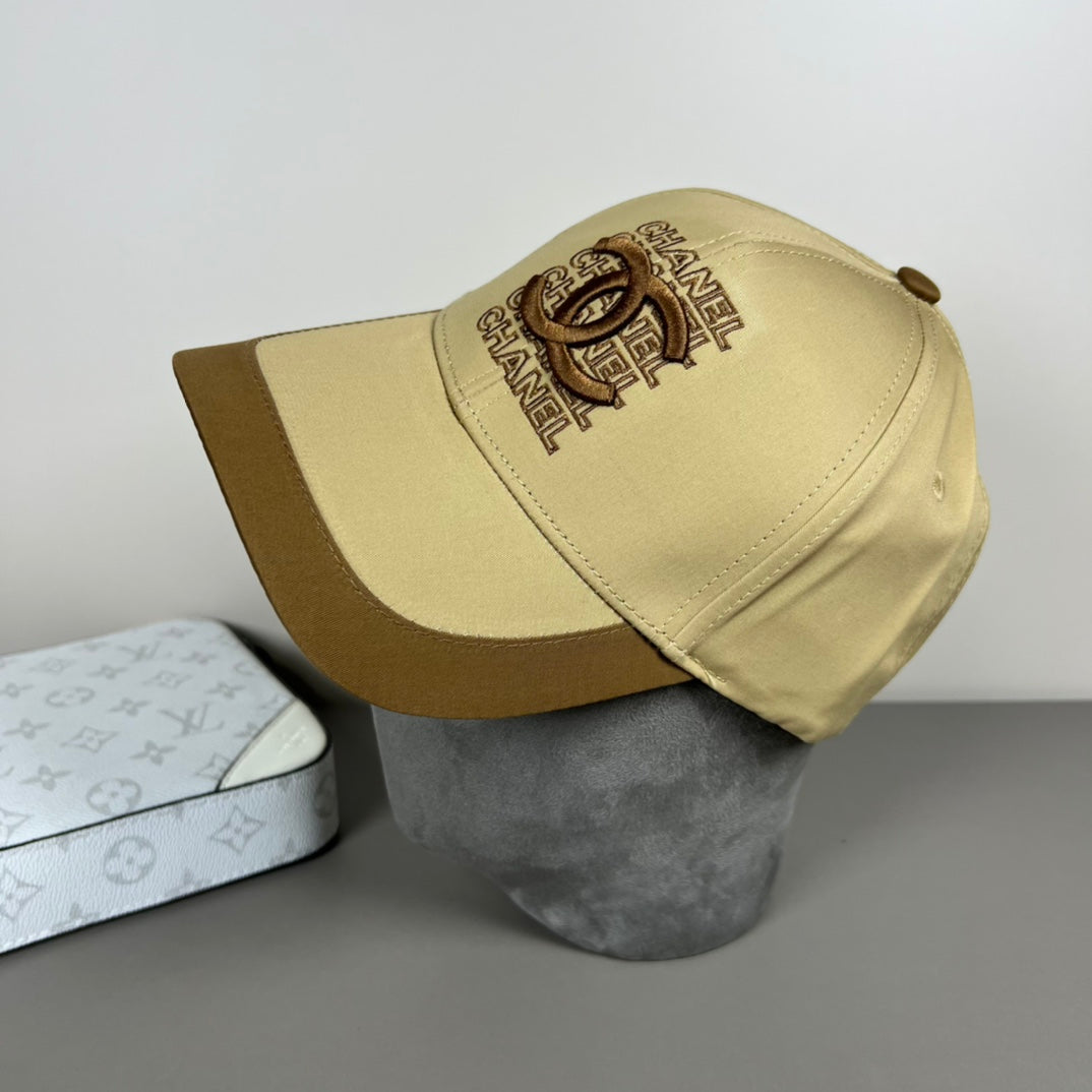 two-color matching simple baseball cap