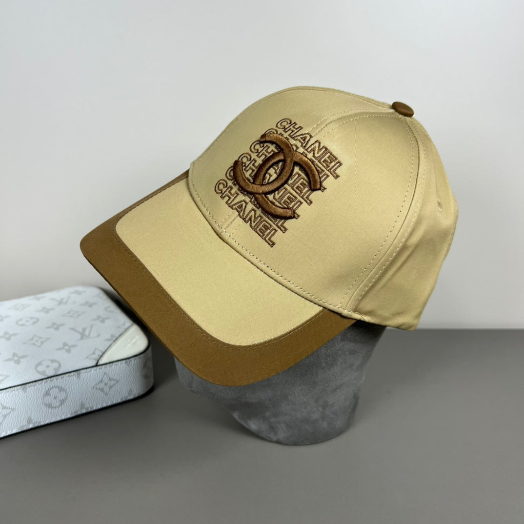 two-color matching simple baseball cap