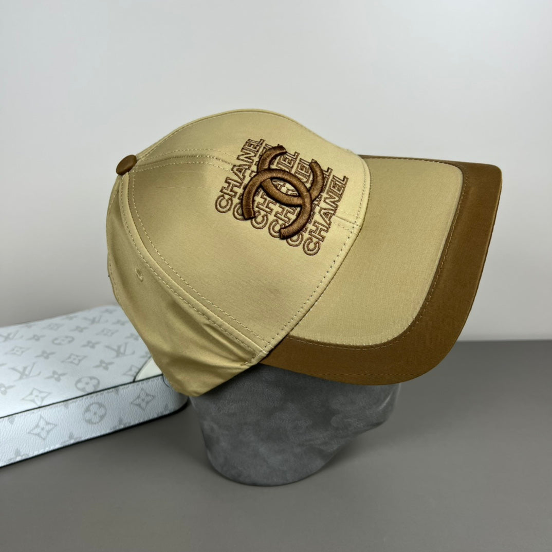 two-color matching simple baseball cap