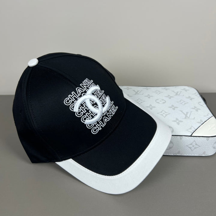 two-color matching simple baseball cap