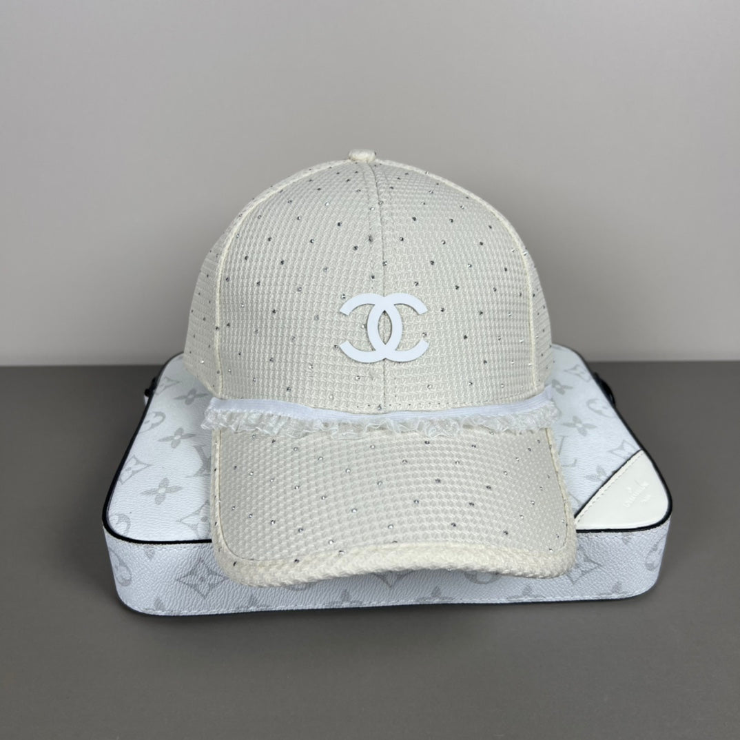 elegant lace trimmed hat