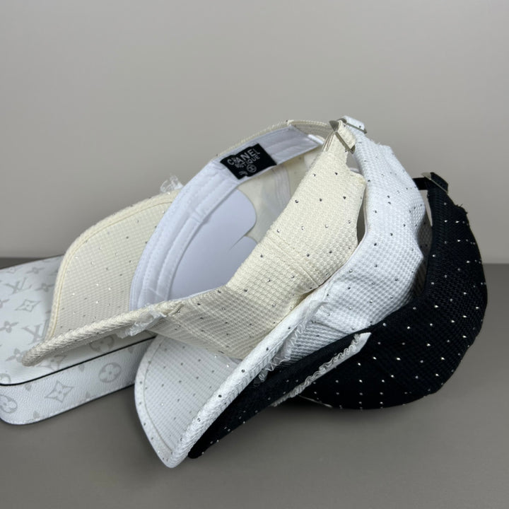 elegant lace trimmed hat