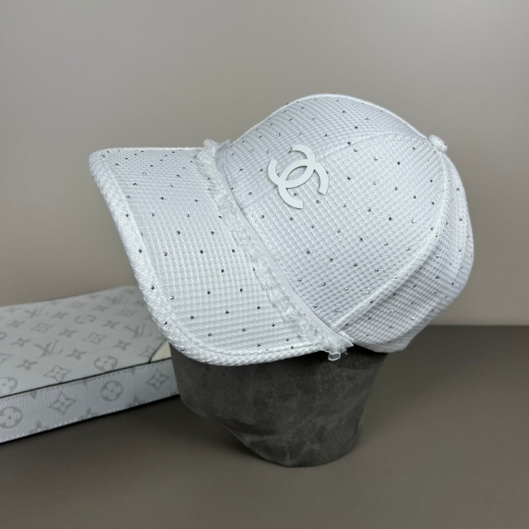 elegant lace trimmed hat