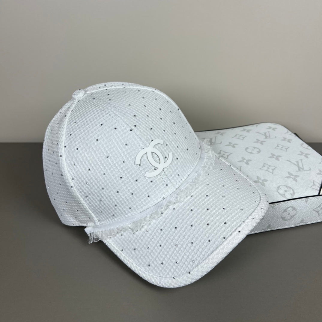 elegant lace trimmed hat