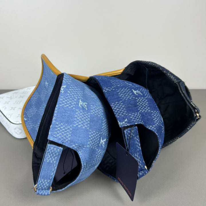 three-color old-fashioned plaid hat