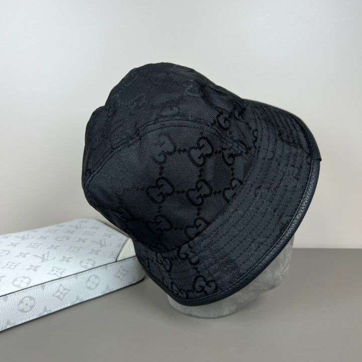 Two-tone GG printed fisherman's hat