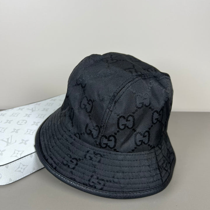 Two-tone GG printed fisherman's hat