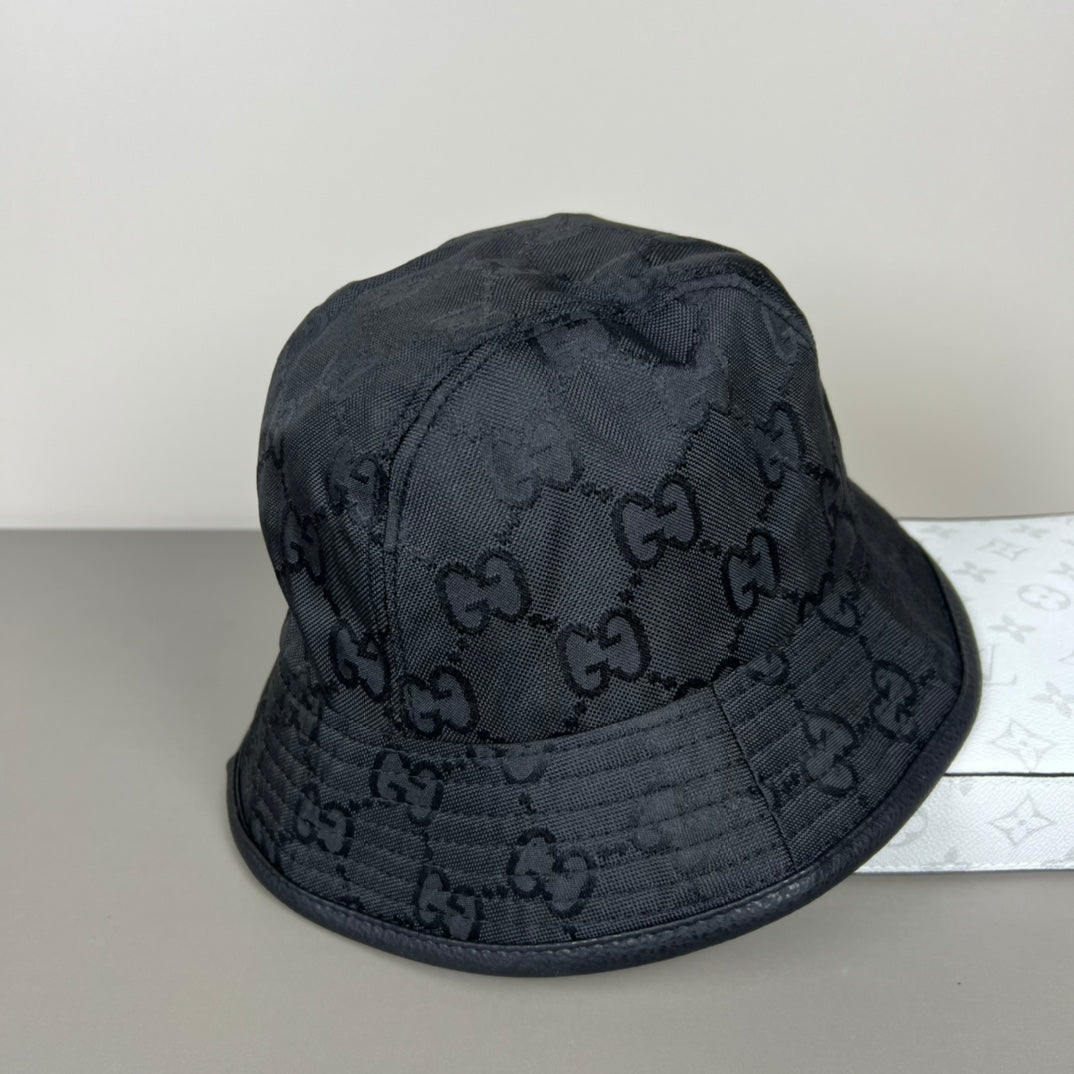 Two-tone GG printed fisherman's hat