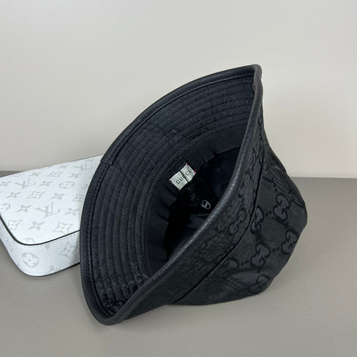 Two-tone GG printed fisherman's hat