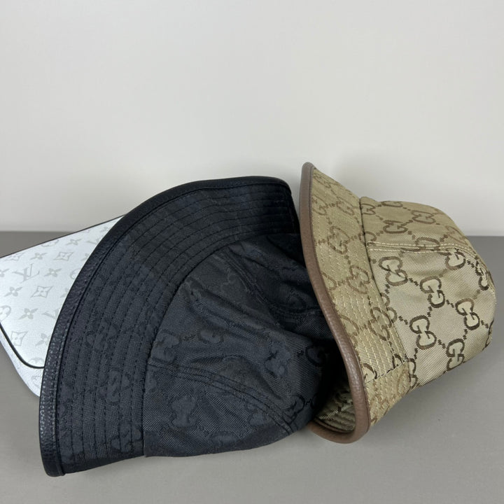 Two-tone GG printed fisherman's hat