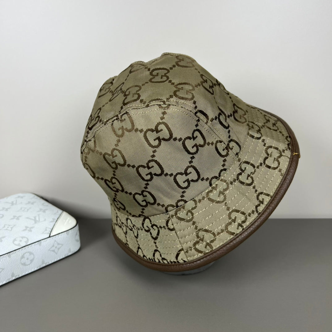 Two-tone GG printed fisherman's hat