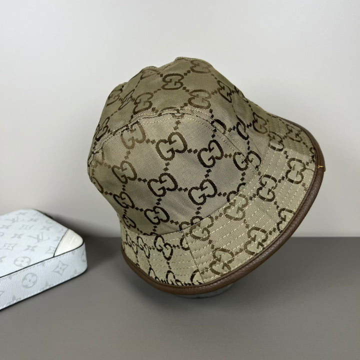 Two-tone GG printed fisherman's hat