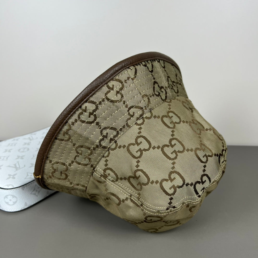 Two-tone GG printed fisherman's hat