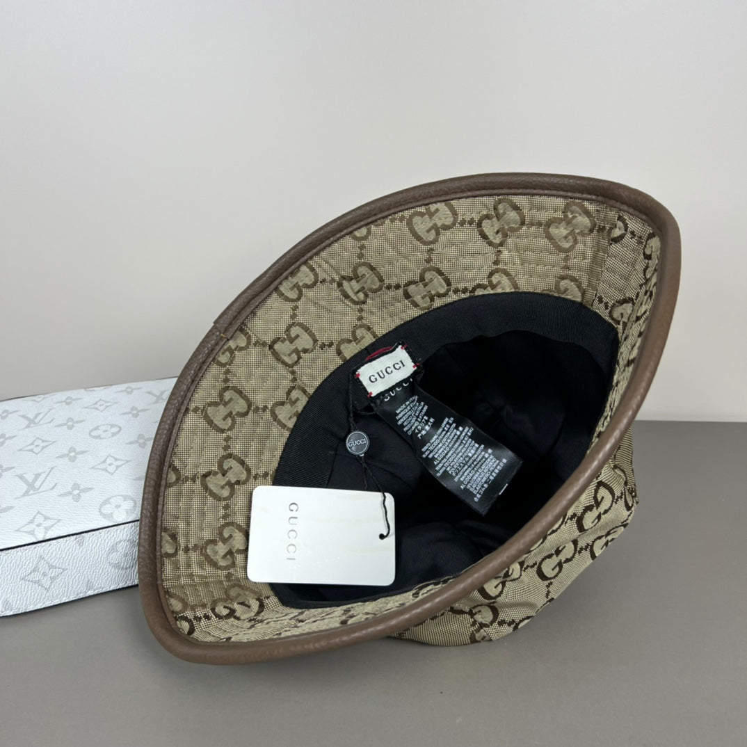 Two-tone GG printed fisherman's hat