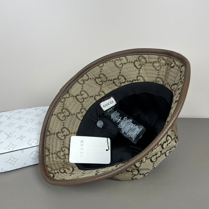 Two-tone GG printed fisherman's hat