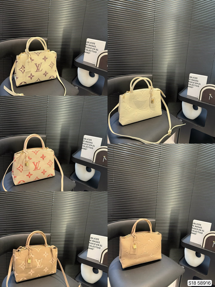 5-color monogrammed tote bag