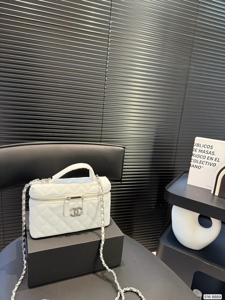 Elegant Plaid Charm Handbag