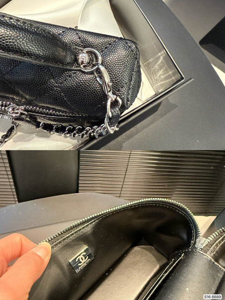 Elegant Plaid Charm Handbag