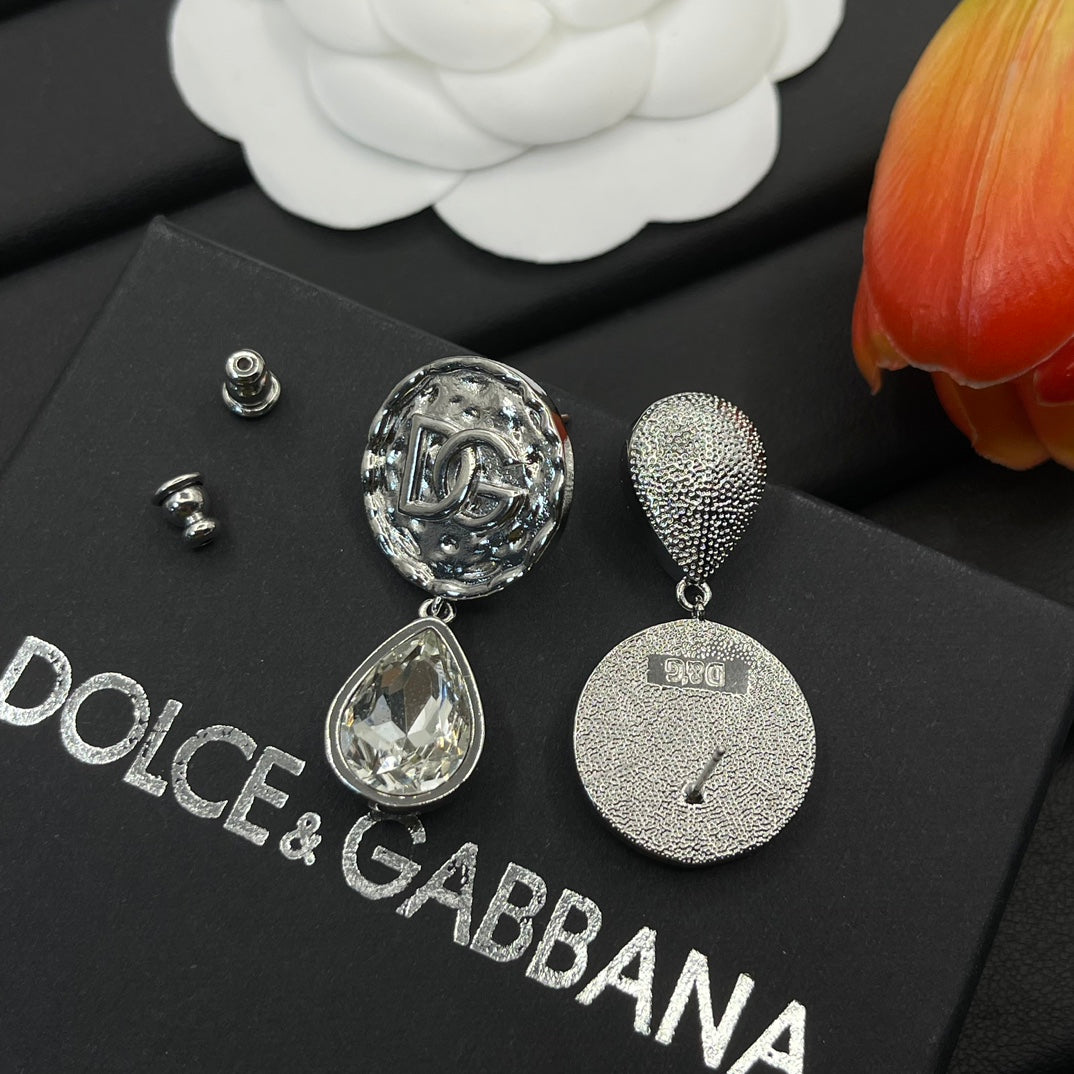 crystal pendant earrings