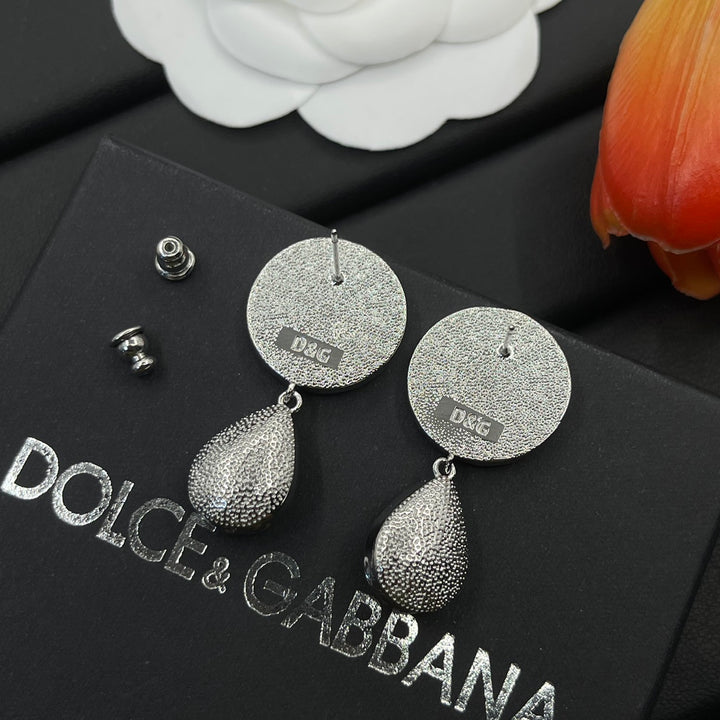 crystal pendant earrings