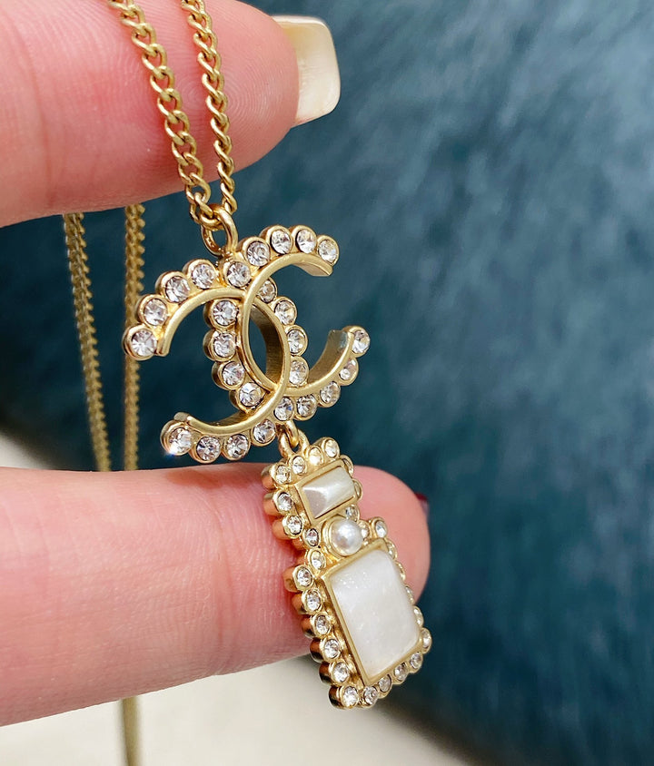 New Perfume Bottle Pendant Necklace