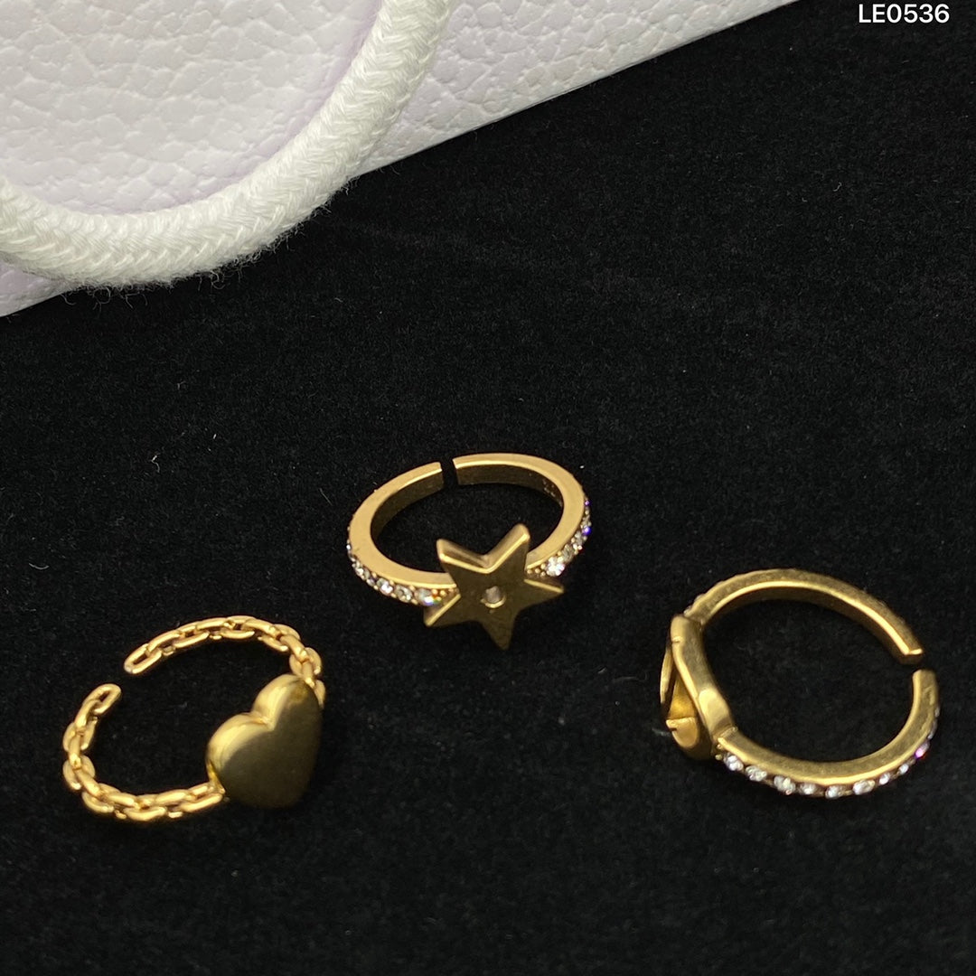 3 Elements Combination Ring