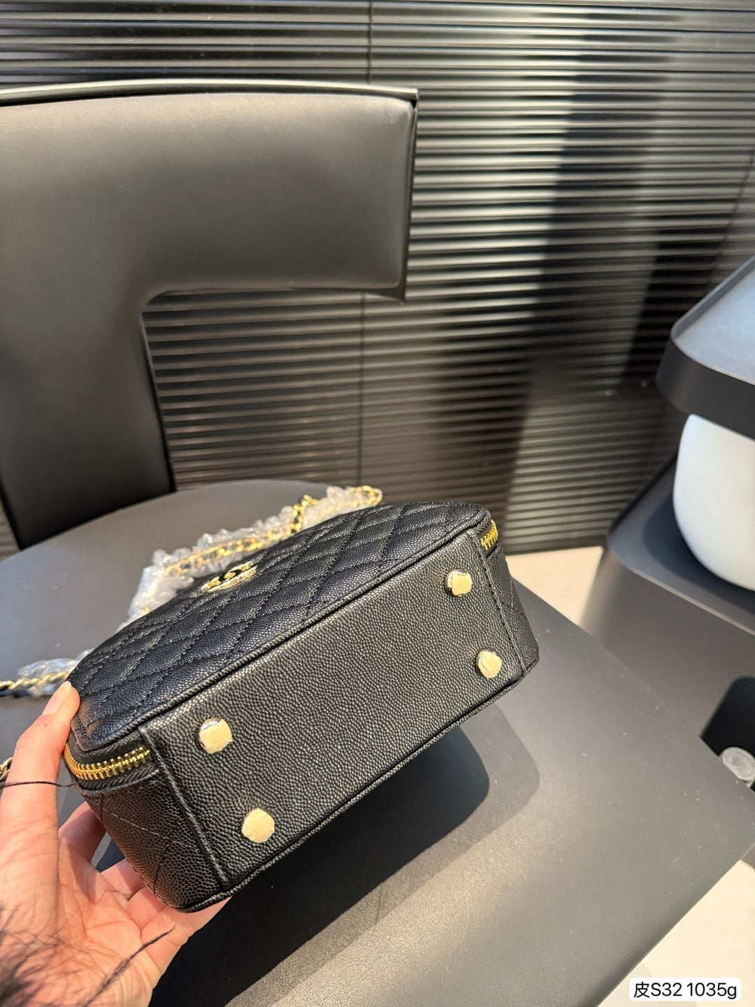 3 Color Plaid Shell Bag