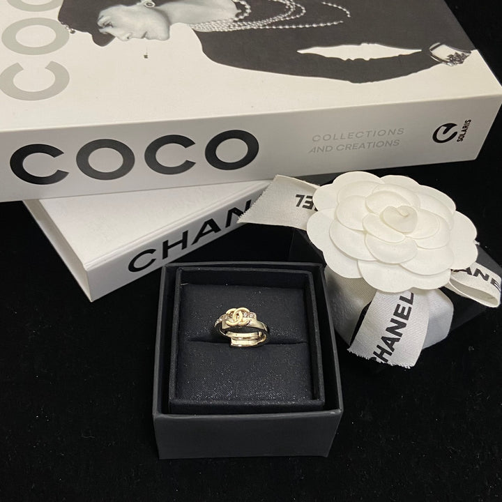 Pink Gradient Peach Heart Ring