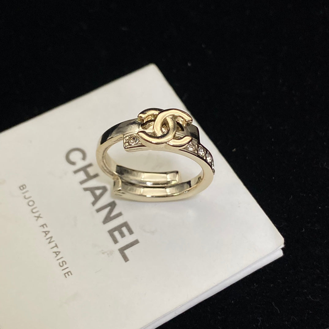 Pink Gradient Peach Heart Ring