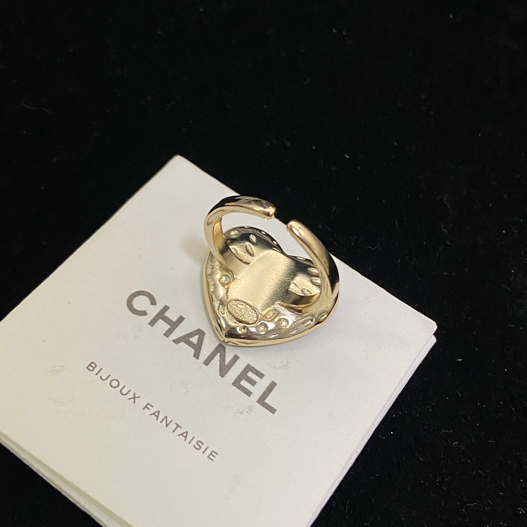 Pink Gradient Peach Heart Ring