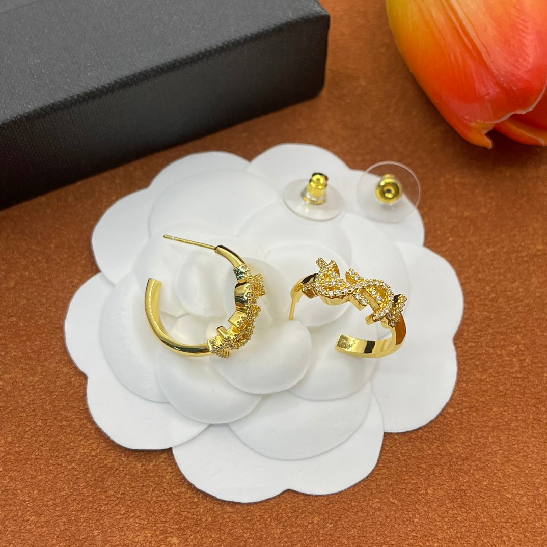 YS full diamond earrings