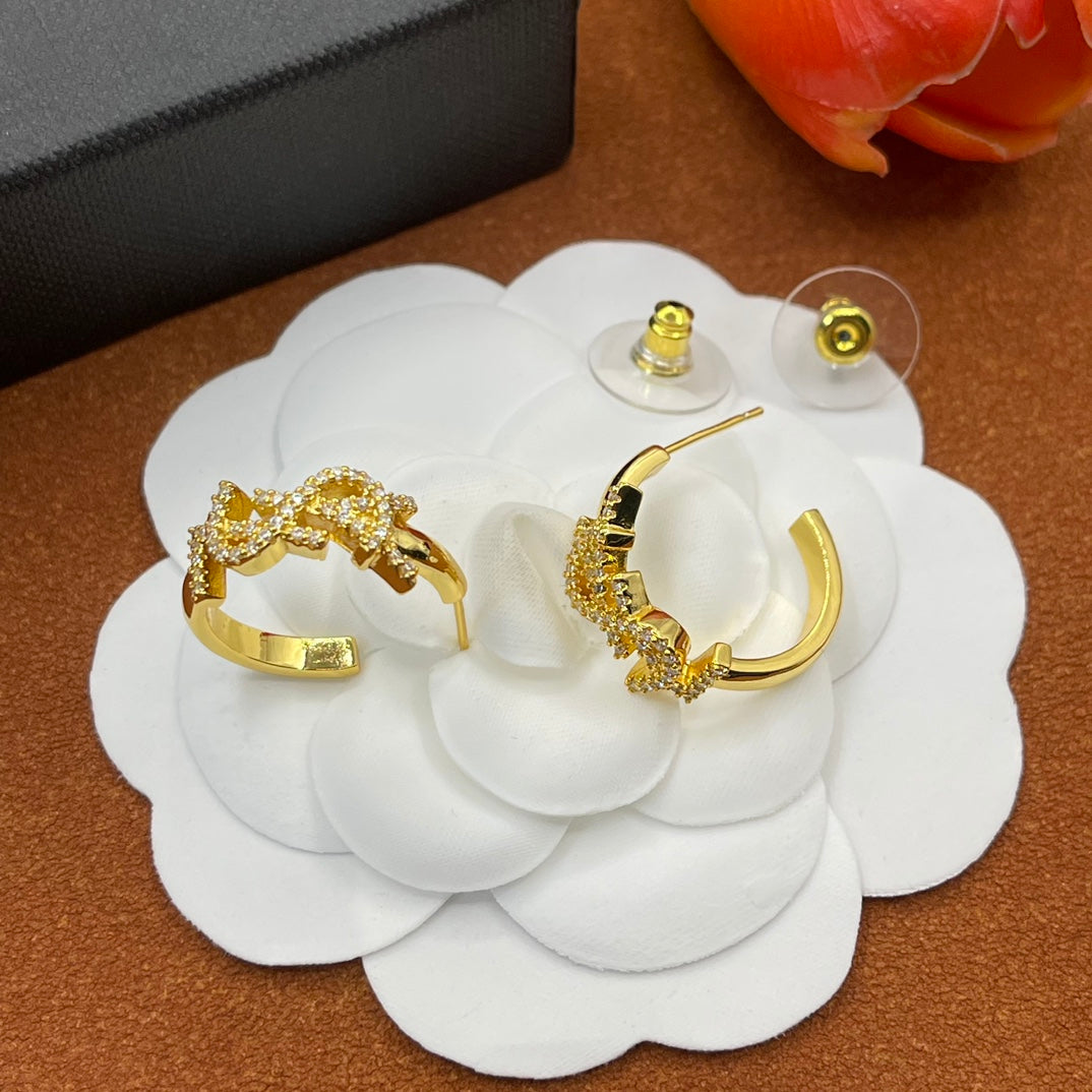 YS full diamond earrings