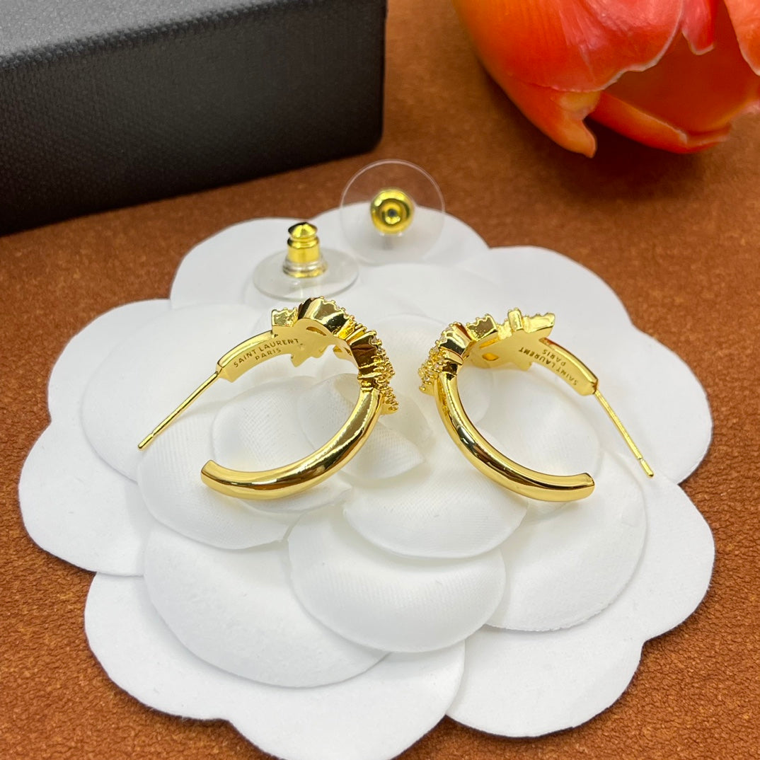 YS full diamond earrings