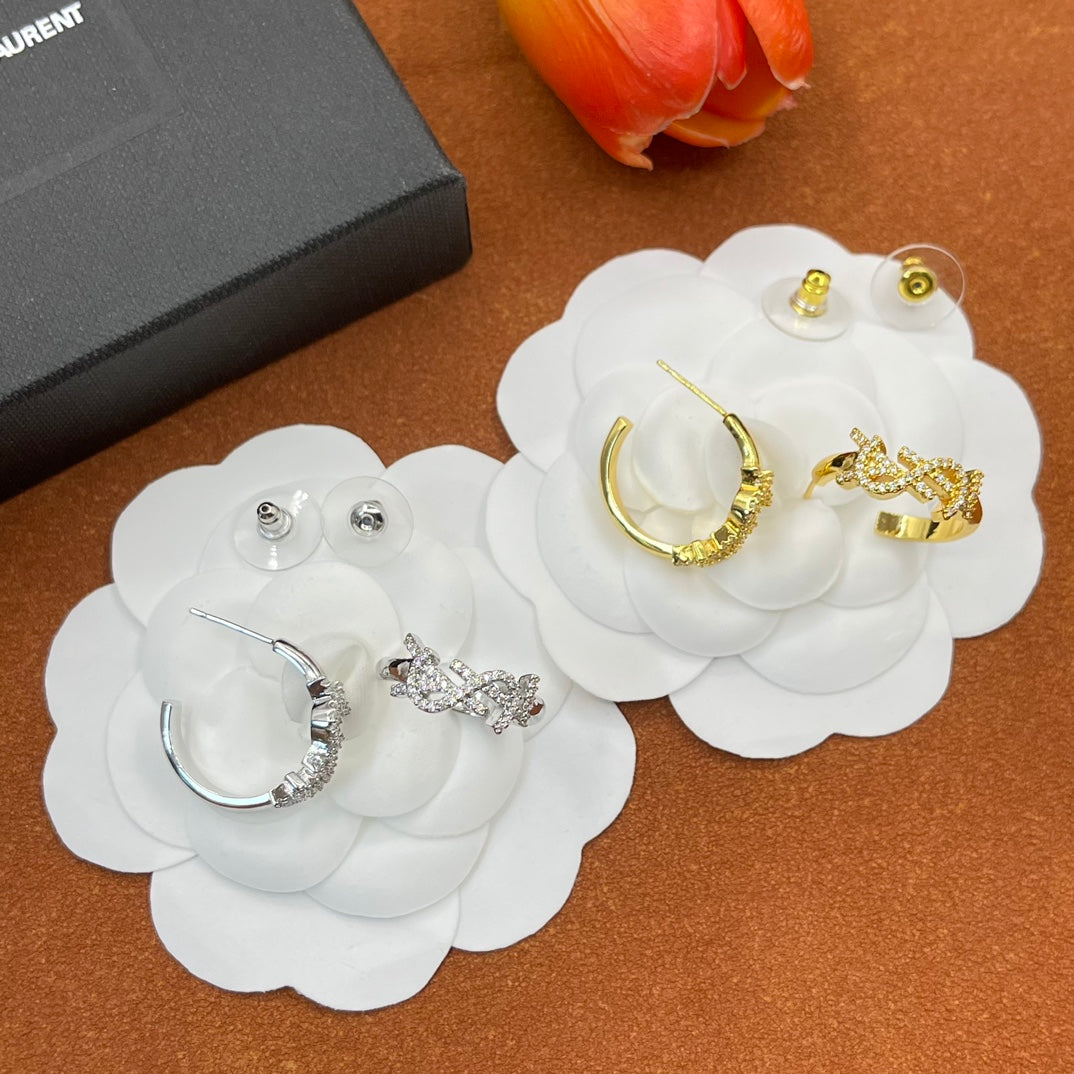 YS full diamond earrings