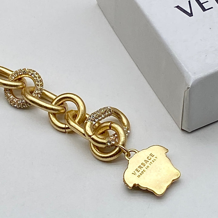 Cow head pendant full diamond necklace