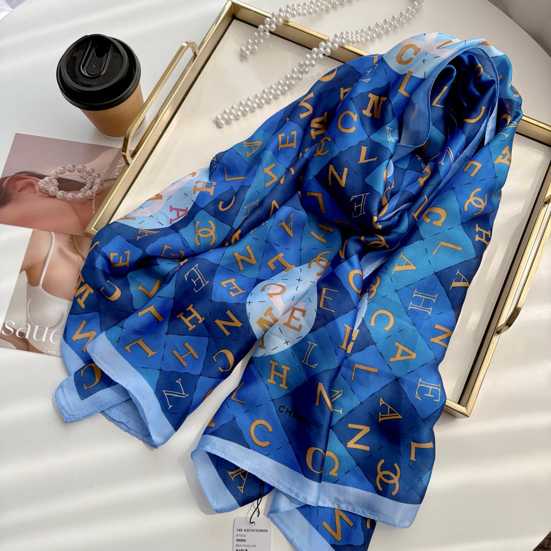 Colorful Patchwork Elegant Scarf