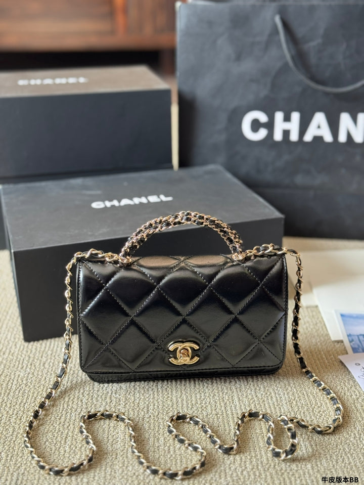 3 Colors Modern Chain Tote Bag
