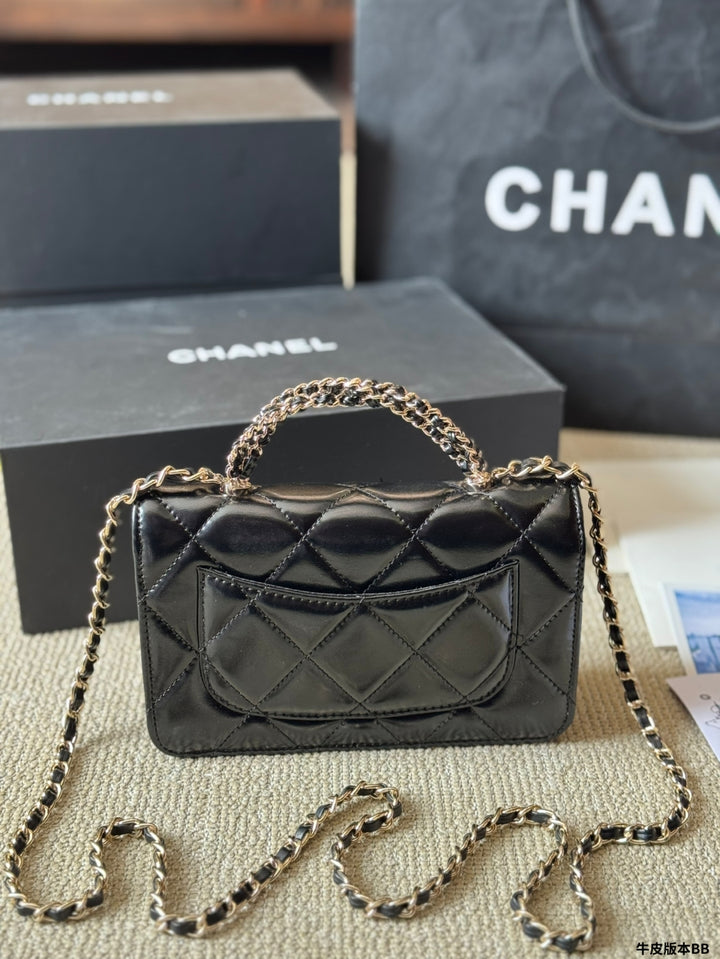 3 Colors Modern Chain Tote Bag