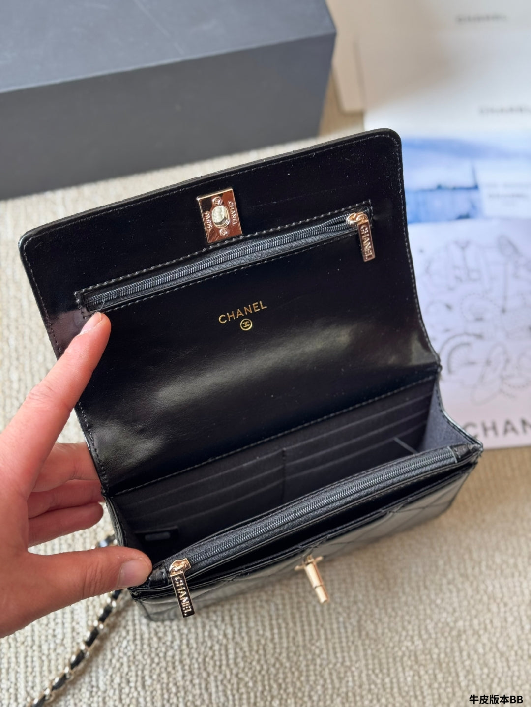 3 Colors Modern Chain Tote Bag