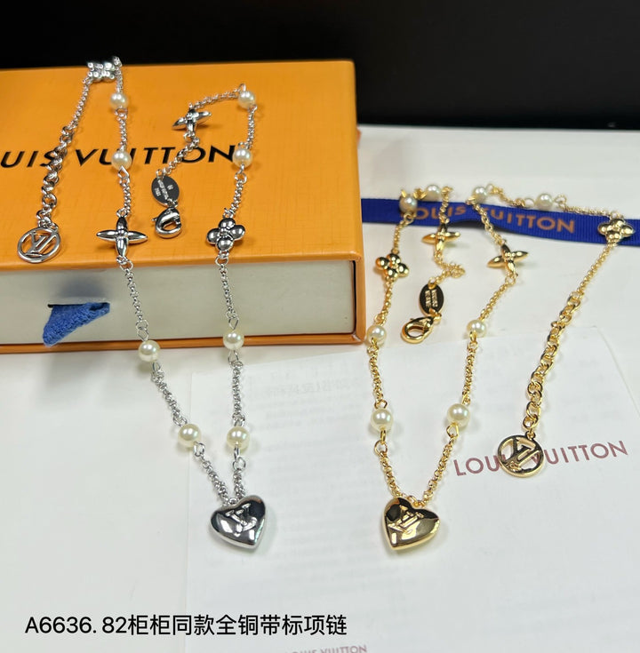 Pearl Heart Necklace