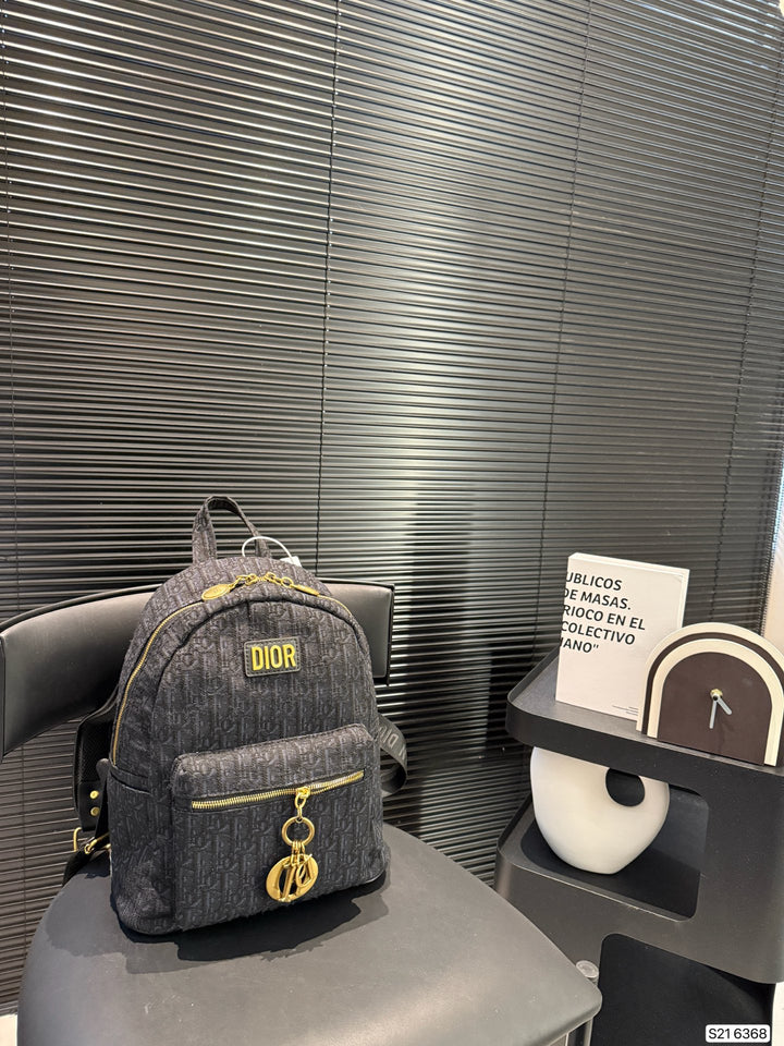 3 Color Embroidered Mini Backpack