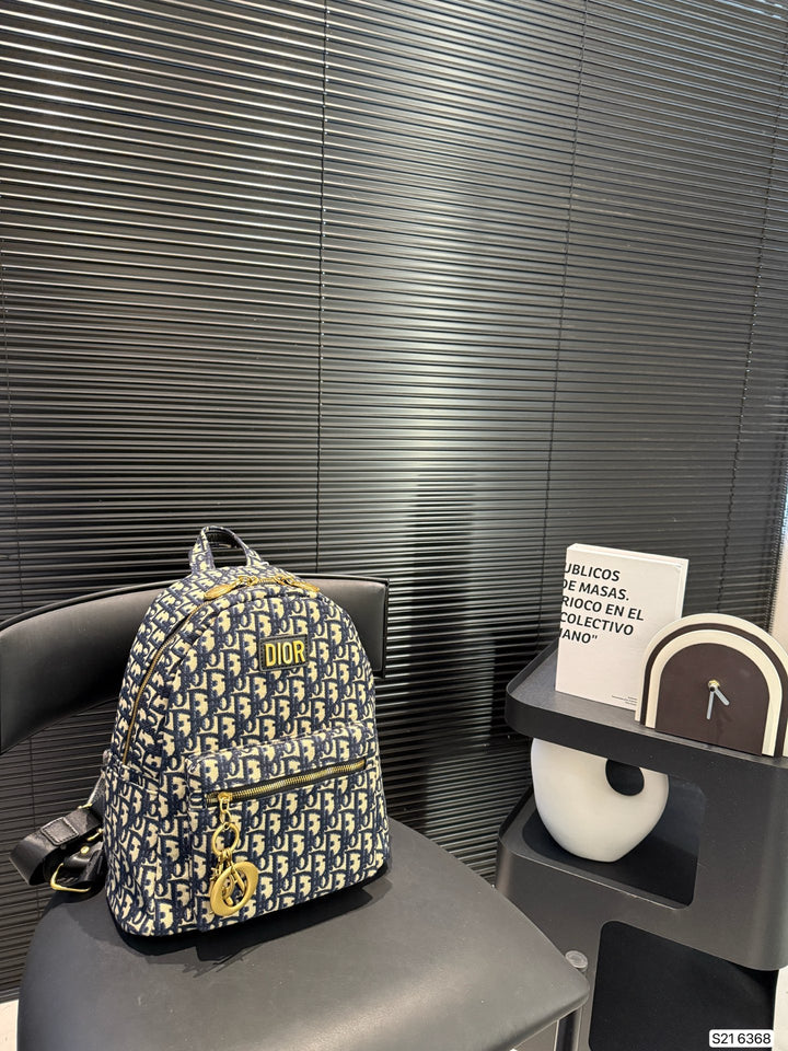 3 Color Embroidered Mini Backpack