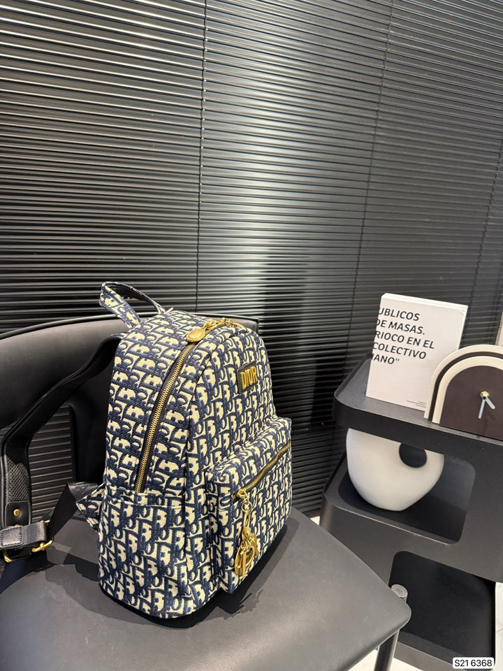 3 Color Embroidered Mini Backpack