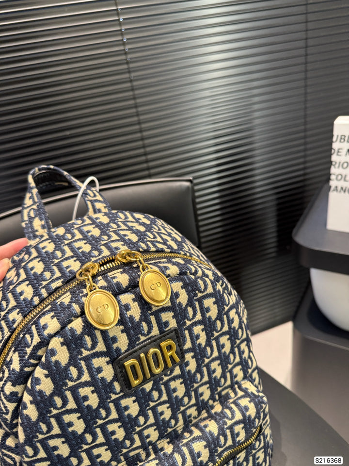 3 Color Embroidered Mini Backpack