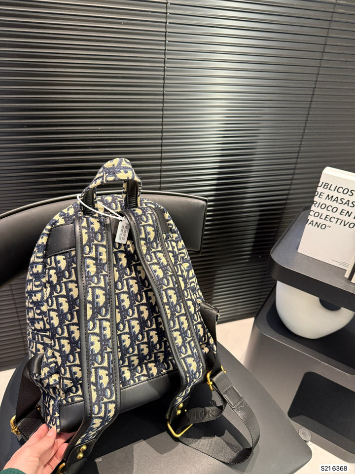 3 Color Embroidered Mini Backpack