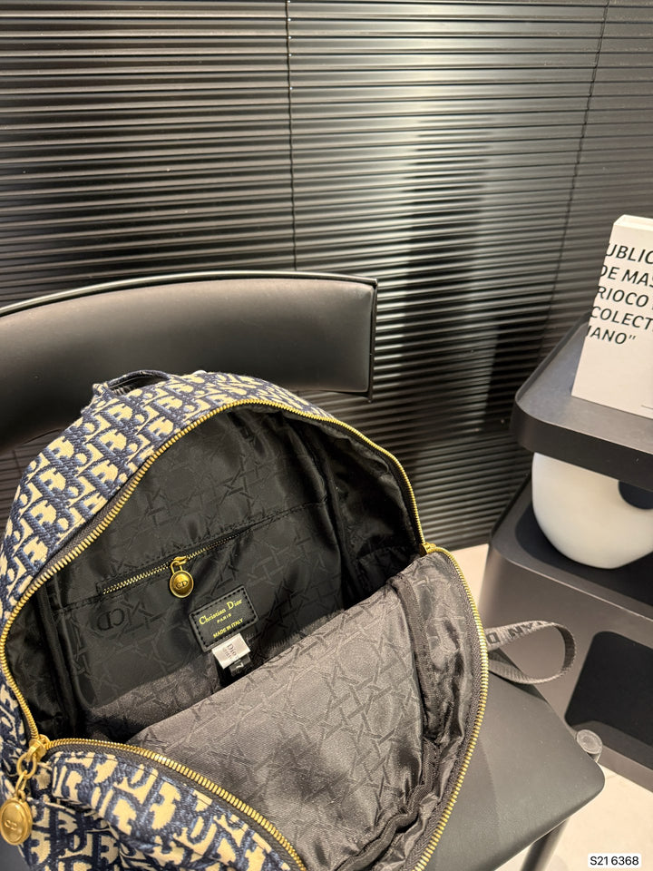 3 Color Embroidered Mini Backpack